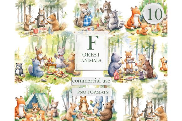 Download Forest Animals Png, Baby Animals Clipart - Premium Bundle