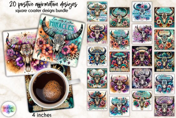 Download Boho Skulls Inspirational Quotes Bundle - Skulls Collection