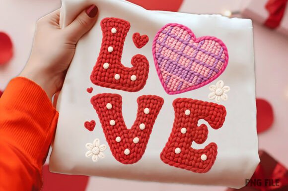 Download Yarn Crochet Love Valentines PNG - Valentines png Collection